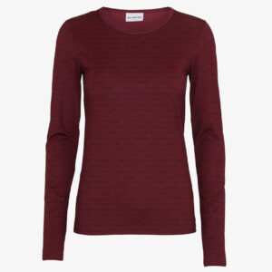 Blanche comfy shirt bordeaux rood - S-36