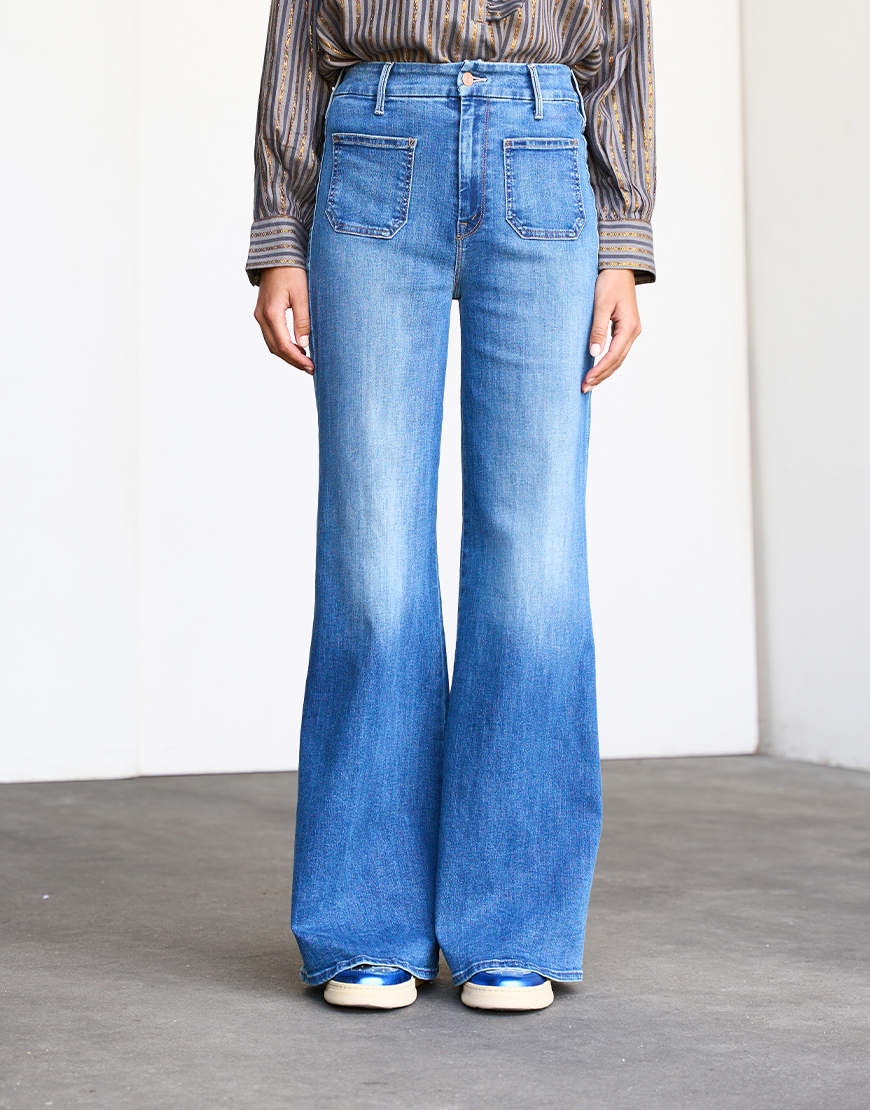 Mother the patch pocket roller skimp jeans healing jar Style secrets