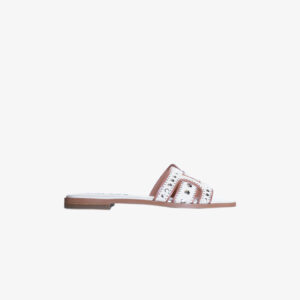 Bibi Lou Holly stud slipper white - 39
