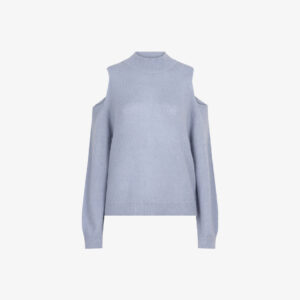 Dante 6 Aviel open shoulder trui iced blue - S-36