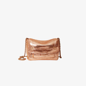 Jérôme Dreyfuss Lulu S tas lamé rose gold