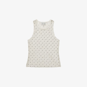 Munthe Farlie top studs white - M-38