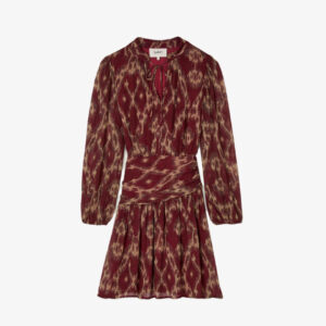 Ba&sh Minthe jurk brique - L-40