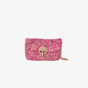 Vanessa Bruno Nano Moon fushia raffia