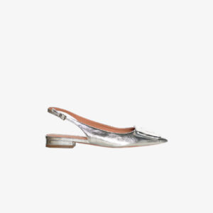 Bibi Lou Bonnie creased slingback ballerina silver - 37