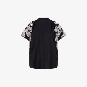 Sacrecoeur Maya blouse dune black - S-36
