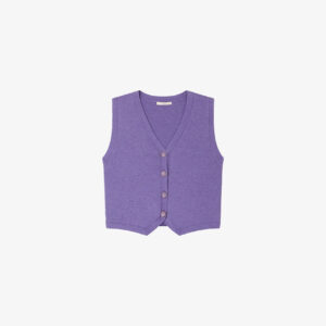 Sessun Giancarlo gilet purple - M-38