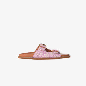Toral Nuku raffia sandaal purple beige - 40