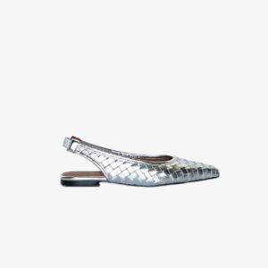 Toral Zoe slingback ballerina plata - 38