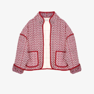 M.A.B.E Viti print jacket pink - S-36