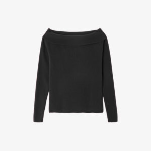 American Vintage Raxow off shoulder trui zwart - M-38