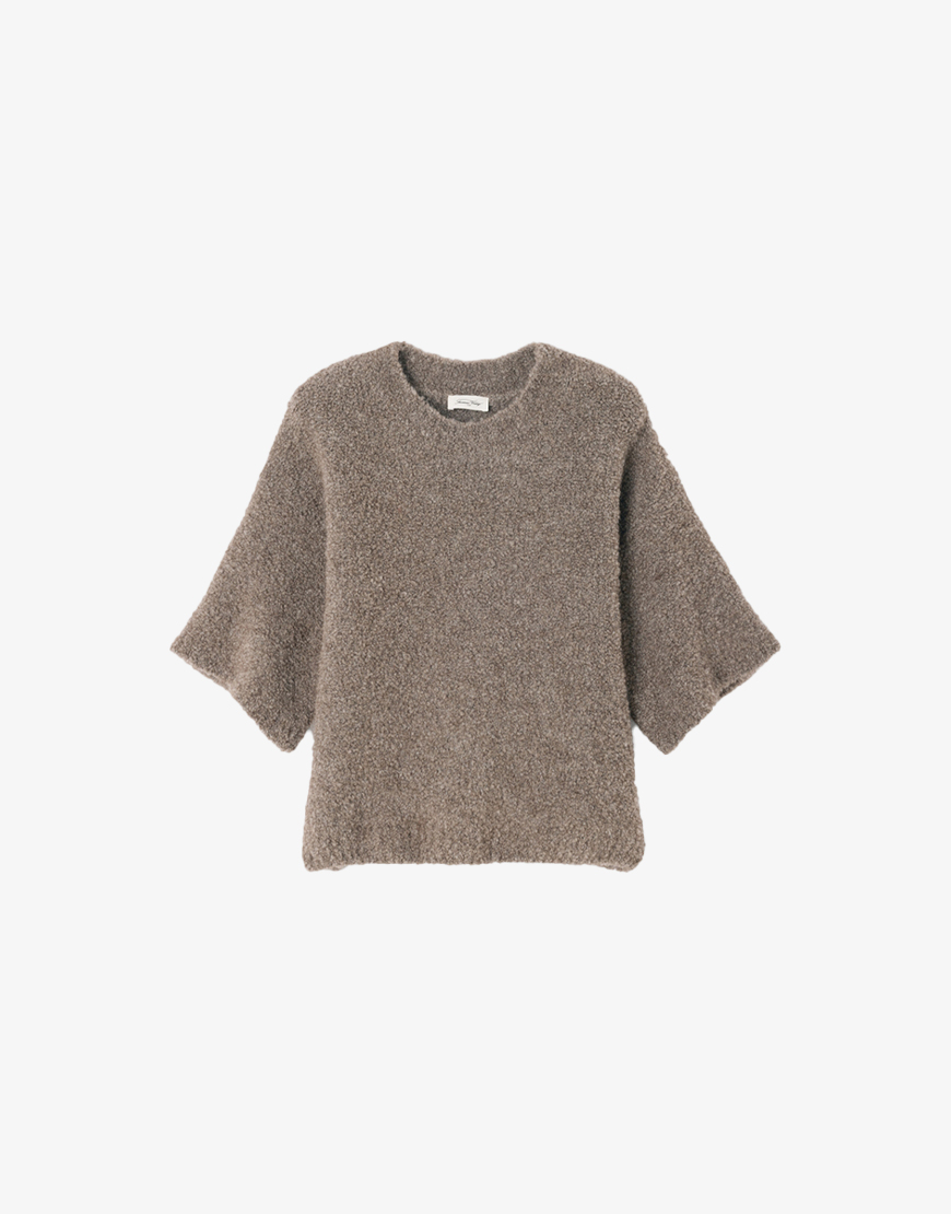 【週末セール】Ameri vintage American Vintage Zolly trui taupe chine | Style secrets