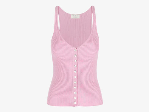 RAE Ursula button tanktop pink - M-38