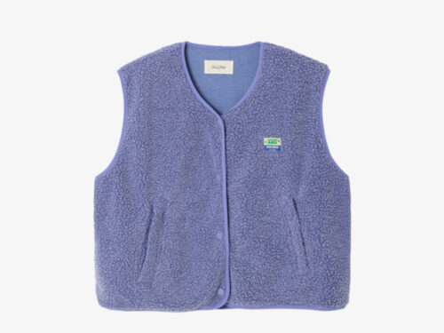 American Vintage Hoktown gilet provence chine - XS-S