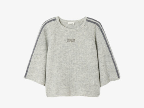 American Vintage Vitow gris claire chine - XS/S