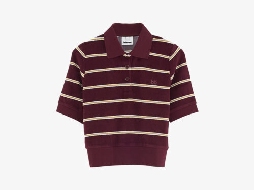 Bellerose Crixus polo streep bordeaux - L-40