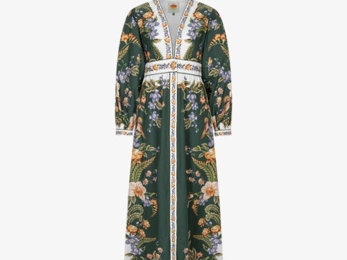 Farm Rio Nature green maxi dress - M-38