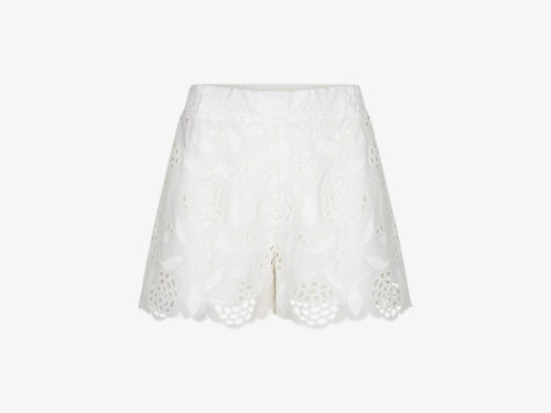 Sacrecoeur Lilo flower broderie short white - M-38