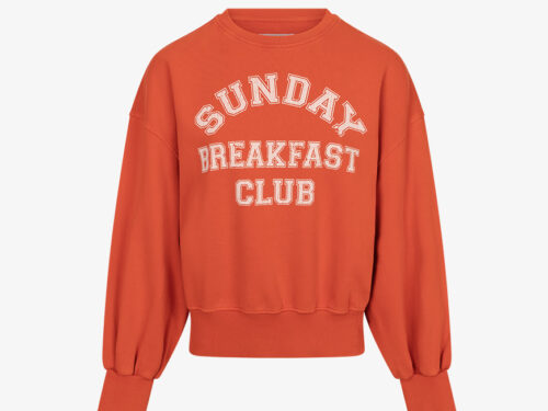 Bowery nyc sweater sunday breakfast club orange - L-40