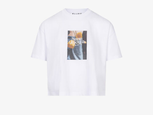 Elite soleil shirt crop white embroidery - XS-34