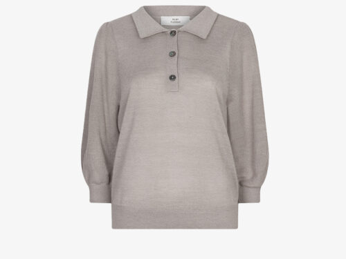 Ruby Tuesday Vatisse knitted polo grey melange - XS-34