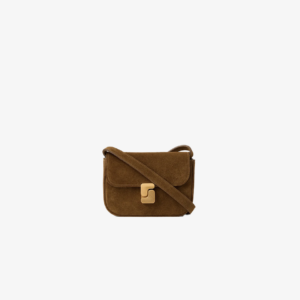 Soeur Bell bag suede caramel