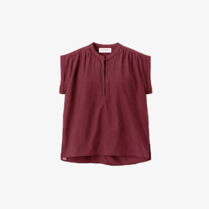 Liv the label Yulia burgundy blouse - S-36