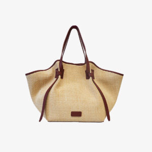 March23 The tote raffia sienna