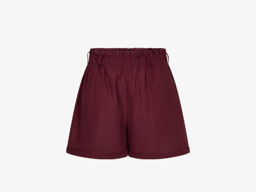 Liv the label Geraldine cotton short burgundy - S-36